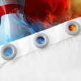 thumbnail image 4 of Ice Fire Bowling Curtains,Sports Themed Curtains Bowling Decor for Room,Ball Games Curtains Red and Blue Window Curtains 2 Panels 42"Wx63"L, 4 of 6