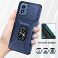thumbnail image 5 of Funda para GANGXUN Motorola Moto G22 - Soporte metálico, Función magnética, Azul, 5 of 5