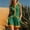 Green, variant on Elvqul Shorts for Women with Pockets Rompers Wide Leg Sleeveless Holiday Summer Beach Solid Womens Shorts Loose