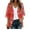 Red, variant on Aloohaidyvio Sweatshirts Womens Puff Sleeve Kimono Cardigan Loose Chiffon Cover Up Casual Blouse Tops