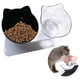 thumbnail image 2 of Cuenco para gatos con soporte elevado, cuenco doble inclinado para gatos, comedero para mascotas con cuenco doble Rojo Verde, 2 of 4
