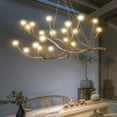 thumbnail image 3 of UEEYAC Wabi Sabi Style Retro Imitation Tree Branch Multi Headed Pendant Light, 3 of 14
