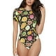 thumbnail image 1 of Balery Fruits Body de cuello redondo de manga corta para mujer Tops de manga corta Tops básicos-Large, 1 of 7