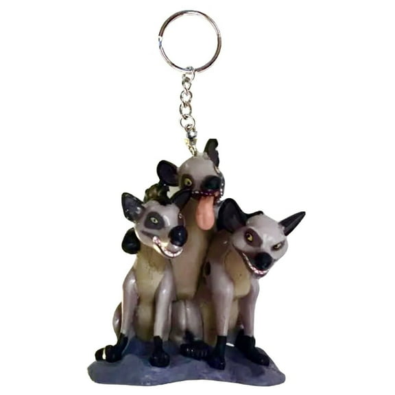 Lion king Hyena banzai Ed & Shenzi Key Ring PVC Figure Figurine Charm Villain 4”