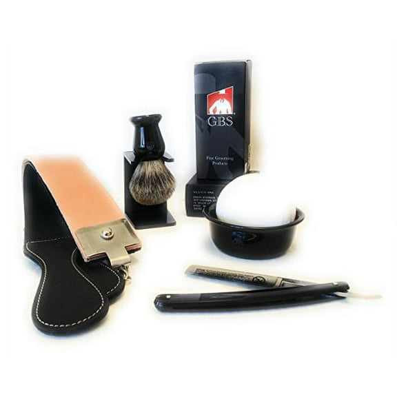 Dovo 5/8 Straight Razor 100581 with Full Shaving Set
