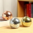 thumbnail image 4 of Abridor de cerveza con diseño de espejo y bola de discoteca, atrapamoscas de cerveza, diseño de espejo, abridor, bola de espejo decorativa, oro rosa, 4 of 8