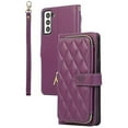 thumbnail image 1 of Phone Case For Samsung Galaxy S24 S23 S22 + Plus Ultra Handbag Purse Wallet Case Zipper With Removable Cross Body Strap With Wrist, 1 of 5