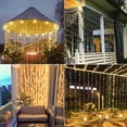 thumbnail image 5 of Solar Curtain Light 280 Led 9.8x9.8ft With Remote Control For Patio Garden Pavilion Party Wedding, 5 of 5