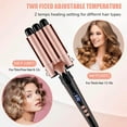 thumbnail image 2 of Curling Wand Iron 5-in-1 Multifunction Curling Tongs Set with Interchangeable Ceramic Coating Barrels Curling Wand for Long/Short Hair LCD Display for Different Size Curls and Waves, 2 of 7