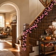 thumbnail image 6 of XGFHYJEH Halloween Decorations, Halloween Decorations Indoor, Artificial Rattan Home Window Decoration Layout Simulation Maple Leaf Rattan, 6 of 7