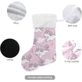 thumbnail image 3 of Coolnut 17.7 Inch Christmas Stockings, 2 PCS Cute Flying Unicorn Presonalized Large Stocking Sock for Family Holiday Xmas Party Decorations, 3 of 7