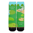 thumbnail image 2 of Function - I'd Rather Be Golfing Pattern Socks, 2 of 4