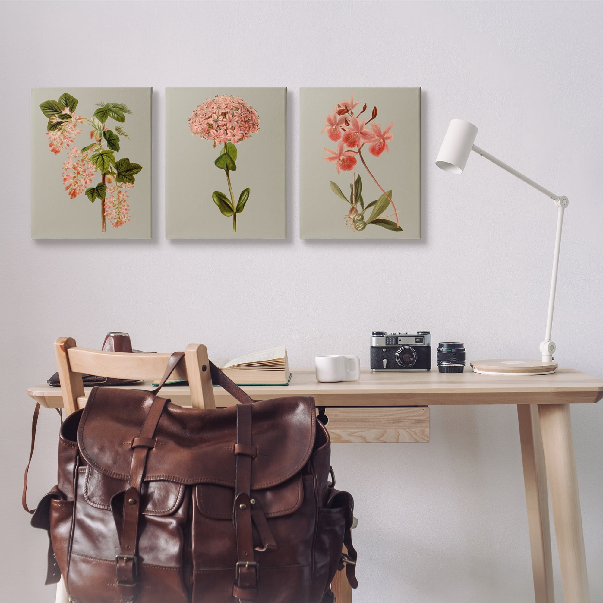 Stupell Industries Vintage Pink Floral Clusters Spring Lilac Illustrations, 24 x 30,Design by Vision Studio