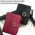 thumbnail image 4 of Women Change Purse Small Wallet Short Purse PU Coin Purse with Card Slot, 4 of 20