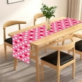 thumbnail image 2 of Valentines Day Red Heart Table Runner Festival Party Restaurant Decoration Tablecloth Mat Tea Flag for Home Living Room Kitchen Dining Decor, 2 of 6