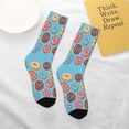 thumbnail image 4 of Uemuo Cute Donut Printed Kids Boys Socks Seamless Crew Socks Crazy Funny Athletic Sport Socks for Children, 4 of 6
