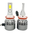 thumbnail image 2 of SPRING PARK 2Pcs H8 H9 H11 1200W 6000K Super Bright LED Light Car Vehicle Headlight Bulb, 2 of 7