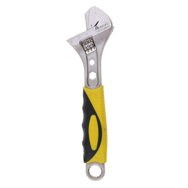 Forged Adjustable Wrench With Ergonomic 6 Inch Inch Walmart
