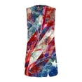 thumbnail image 5 of VKOYWKM American Flag Tank Tops Women 4th of July Independence Day USA Flag Graphic Sleeveless Shirts Patriotic Square Neck Star Stripe Print Tank Top, 5 of 5