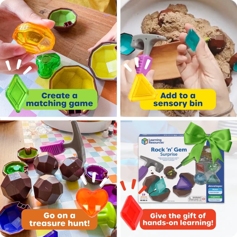 Learning Resources Rock 'n Gem Surprise Fine Motor Toy, Ages 3+ photo 4