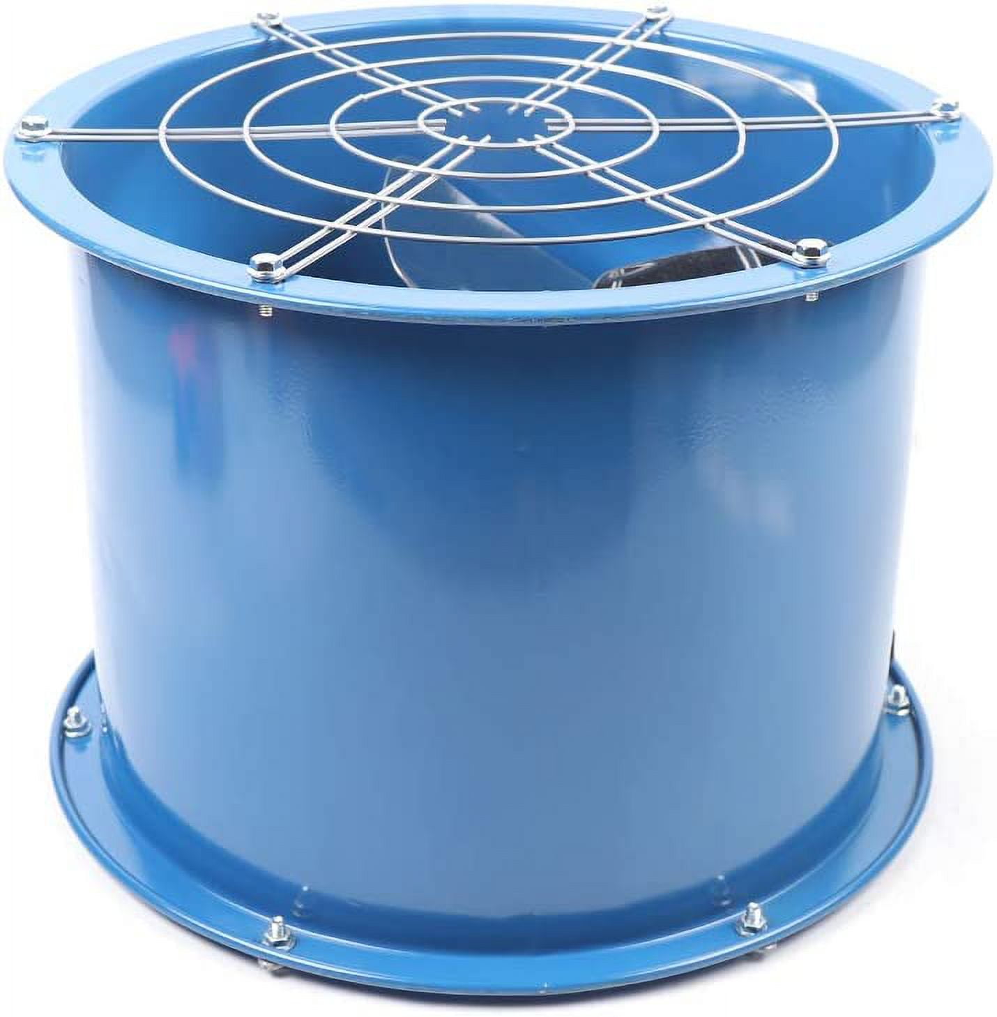 DENEST 16 inch Axial Fan Cylinder Pipe Spray Booth Paint Fumes Exhaust Fan Silent 110V