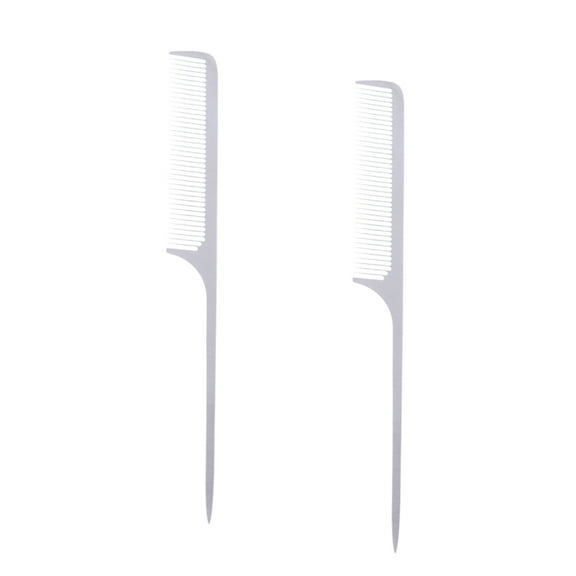 MLINS  2 Pcs Steel Hair Comb Hairdressing Fine Workmanship