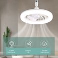 thumbnail image 4 of Lampara De Pared Ventilador Luz Aroma Techo Silencio Temporización Candelabro de 5 aspas (ordinario) Likrtyny Para estrenar, 4 of 6
