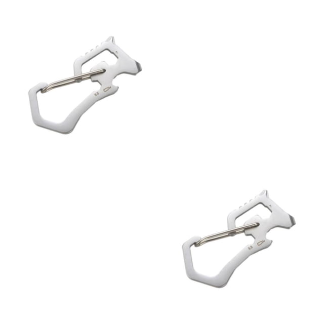 Toystoory Tarjeta de supervivencia portátil, hebilla de escalada, herramienta Hexagonal, abrebotellas, destornillador, accesorios de reparación Type1 NO1