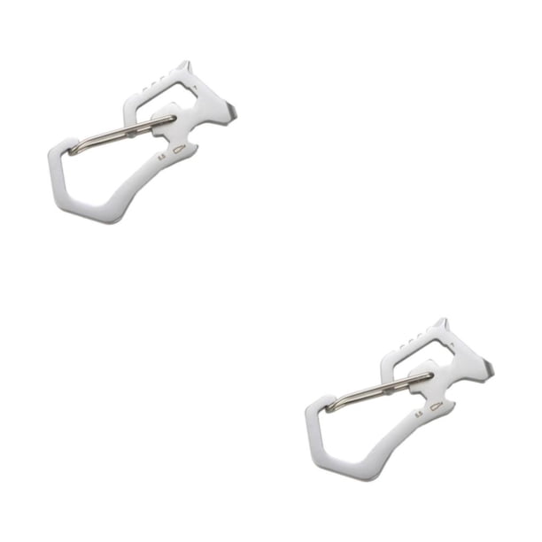 Soidarity Tarjeta portátil para salvar vidas, hebilla de escalada de supervivencia al aire libre, llavero de combinación Hexagonal, accesorios Type1 NO1