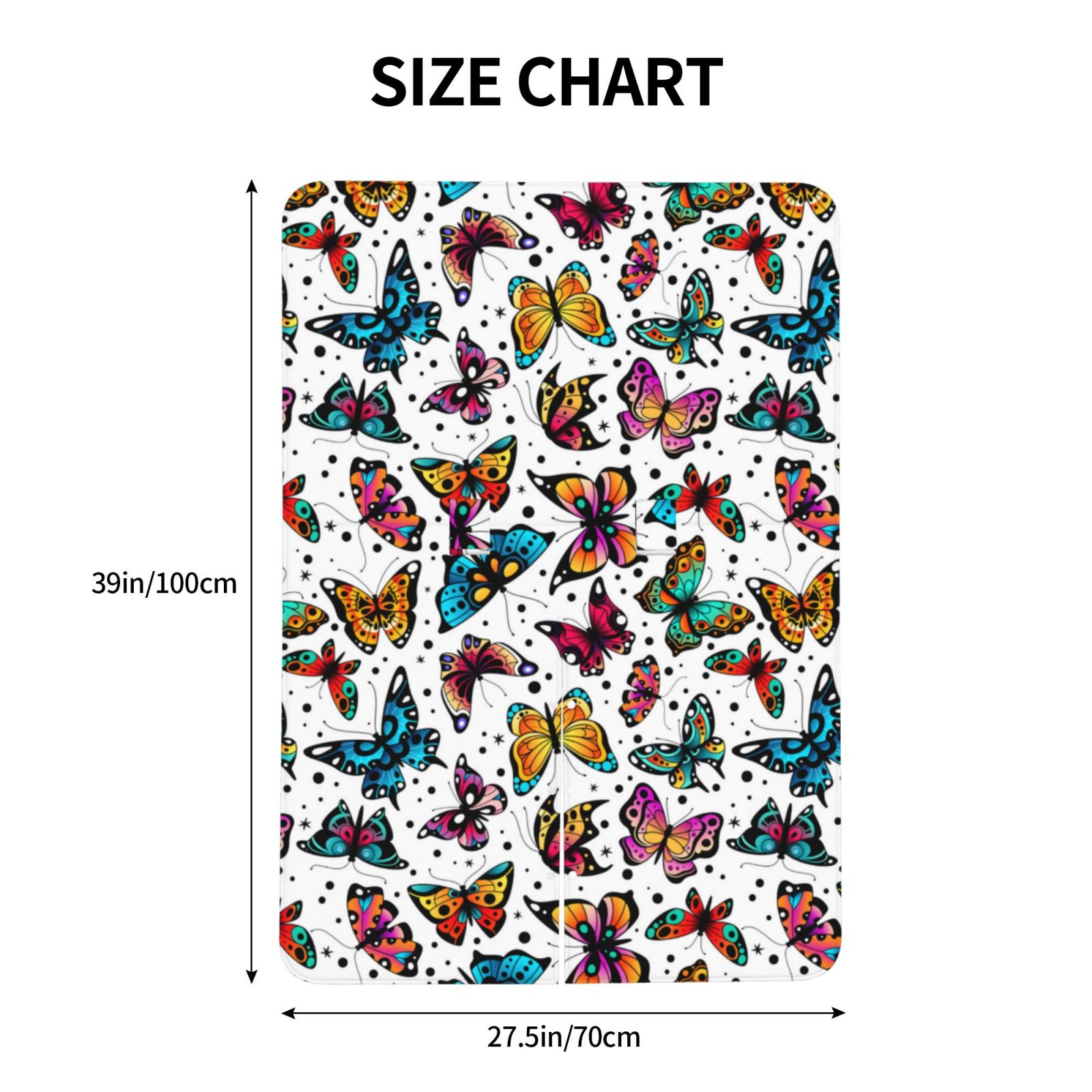 Car Seat Cover Baby - Colorful Flying Butterflies Breathable Infant Car Seat Cover for Baby Carseat, Lightweight Comfort Baby Essentials Must Haves Newborn Stuff for Girl Boy
