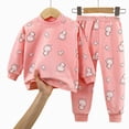 thumbnail image 4 of CAUYDY Infant Girl Outfits Newborn Clothing 12M 18M 24M 1T 2T Long Sleeve T-Shirt Elastic Waist Pants 2Pcs Set Baby Sleepers for Girls Fall Winter Sizes 1-2 Years,Pink, 4 of 4