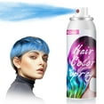 thumbnail image 1 of ROHVEMJ Spray para el cabello azul, tinte para el cabello en aerosol temporal, color de cabello en aerosol, 1 día, lavable, 100 ml para festivales de cosplay, 1 of 5