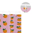 thumbnail image 5 of Yayeee Shower Curtain with Hooks 72"x72" Waterproof Fabric Bathroom Hanging Decor, Cartoon Oranges, 5 of 5