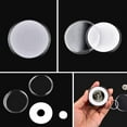 thumbnail image 2 of 96 Pieces 46mm Coin Capsules with Foam Gasket, Coin Holders for Coin Collection Supplies - White Capsules, 2 of 7
