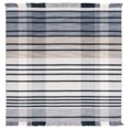 thumbnail image 3 of SAFAVIEH Striped Kilim STK704G Light Grey / Black Rug, 3 of 7