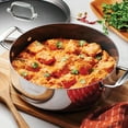 thumbnail image 5 of Tramontina Utsava Tri-Ply Clad 6.5 Qt Covered Casserole with Ceramic Interior – Induction-Ready, 5 of 9
