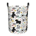 thumbnail image 6 of Lsque Funny Puppy pattern Laundry Hamper Basket, Tall Woven Rope Hamper Basket for Clothes, Lightweight Storage Basket, Collapsible Waterproof-Medium, 6 of 8