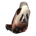 thumbnail image 2 of Wukai Cute Cloud Panda Full Set Car Seat Covers with Soft Padding Universal Auto Front Seats Protector and Cushion Mat, 2 of 5