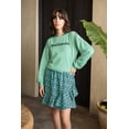 thumbnail image 4 of SUDADERA ANOA verde claro Chica, 4 of 5