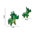 thumbnail image 4 of Dinosaurio De Peluche Triceraptors Verde Con Movimiento Y Sonido Importadora La Merced Tela de Felpa, 4 of 4