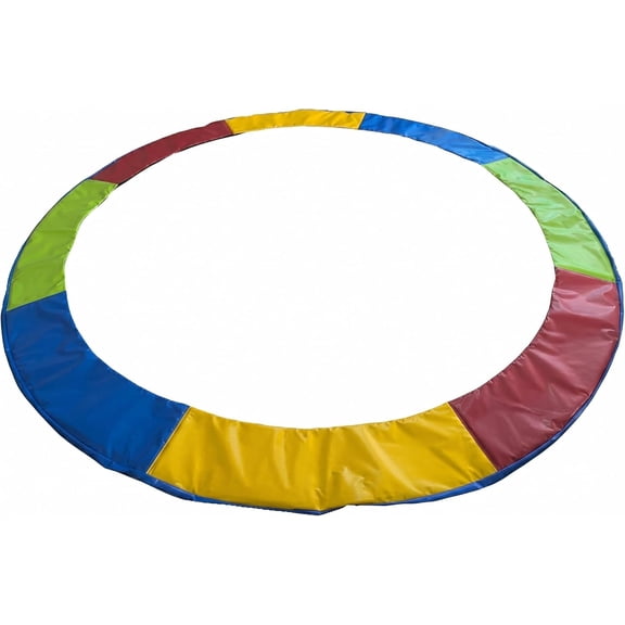 Trampoline Safety Pad for 10 ft Round Trampoline, Padded Spring Cover Colorful Ring