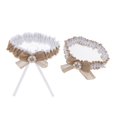 thumbnail image 4 of relayinert Beautiful Womens Lace Flower Leg Garter Belt Rings Exquisite and Charming Brown 33cm 1Set, 4 of 6