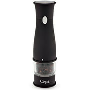 ozeri artesio soft touch electric pepper mill and grinder, bpa-free