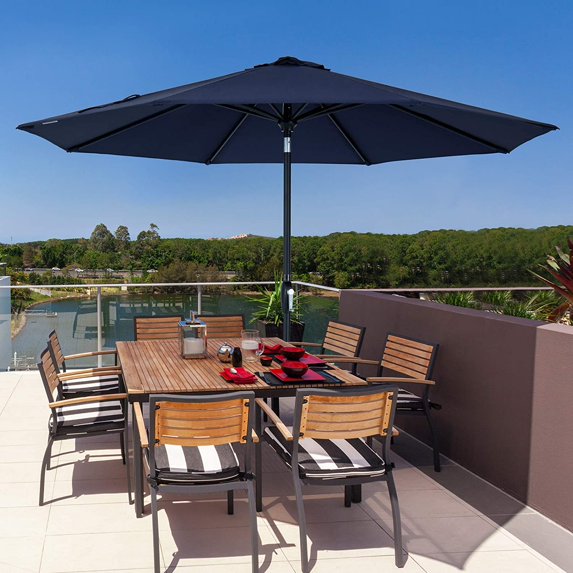 Tempera 9FT Push Botton Tilt patio umbrella