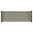 thumbnail image 5 of HomePop Modern Metal & Velvet Bench, 49.5"W x 17.25"D x 19"H, gray/Black, 5 of 7