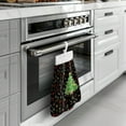 thumbnail image 4 of ZIATUBLE Cheristmas Trees Hanging Kitchen Dish Towel Quick Dry Hand Towels for Bathroom Pack of 3 Machine Washable Hand Drying Towels with Snap Button Dish Towel Hand Towels Home Decor, 4 of 7