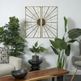 thumbnail image 2 of CosmoLiving by Cosmopolitan Gold Metal Half Moon Mirror Geometric Wall Decor with Gold Frame (2 Count), 2 of 7