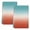 Peacock Blue, variant on Red Teal Ombre Kitchen Towels Set of 2, Contemporary Abstract Gradient Absorbent Dish Towels for Kitchen, Microfiber Hand Towel, Quick Drying Tea Towel for Cleaning Decorative Dishcloths