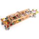 thumbnail image 5 of Puente colgante de madera para patio de juegos de pájaros, escalera colgante para mascotas, columpio para escalar, juguete de doble capa para pájaros, periquitos, hámsteres, cacatúas, loros, 5 of 7