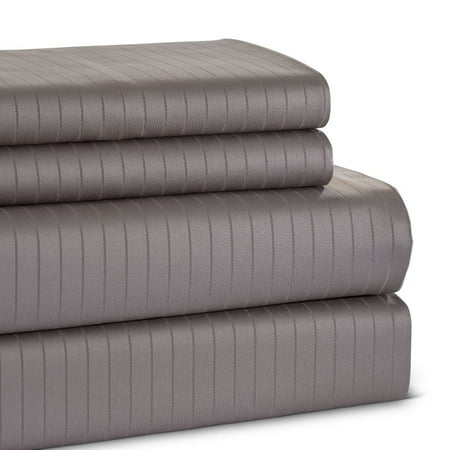 Westport Linens 600 Thread Count 100 Percent Cotton Pinstripe Sheet Westport Linens 600 Thread Count 100 Percent Cotton Pinstripe Sheet Set
